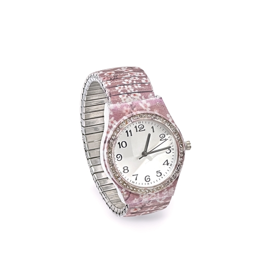 Montre élastiquée fleurs de cerisier