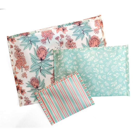 Set de 3 pochettes assorties