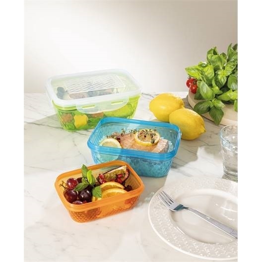 Set de 3 boites alimentaires ac