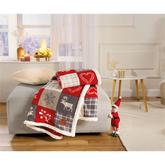 Le plaid trésors d'hiver