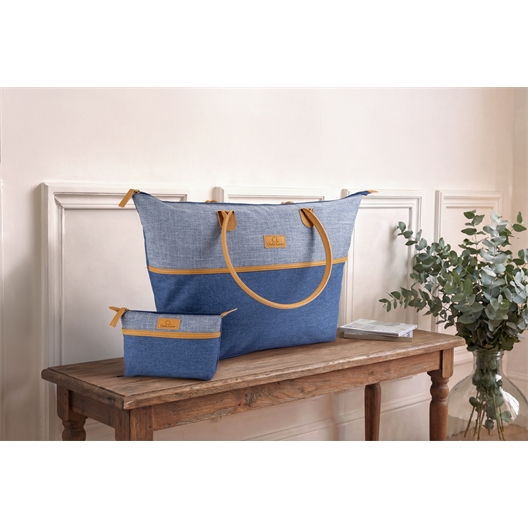 Le sac week-end et sa pochette assortie