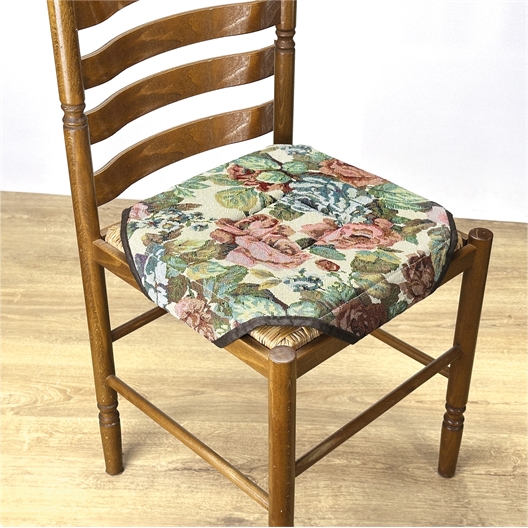 Couvre-chaises “fleurs” Lot de 4