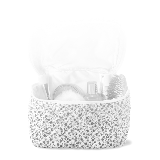 Trousse de toilette imprimée fleurs