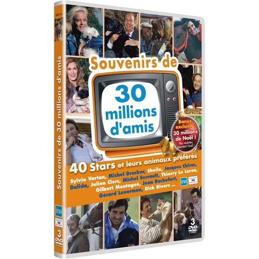 Souvenirs de 30 millions d'amis en DVD