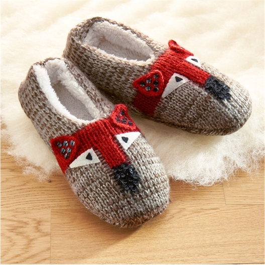 Fox slippers
