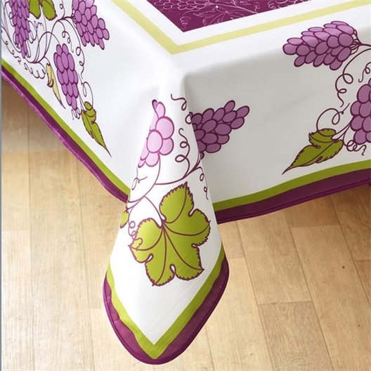 Grape bunch tablecloth : Rectangular or Circular