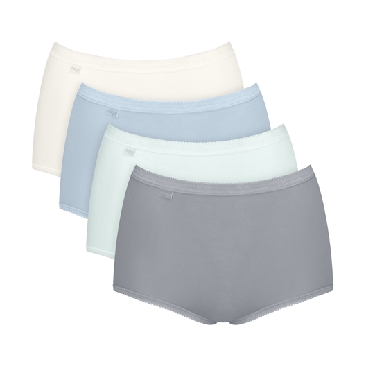 Lot de 4 Sloggi® basic maxi Bleu - taille 42