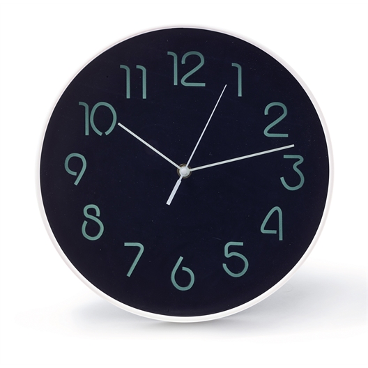 Horloge luminescente murale