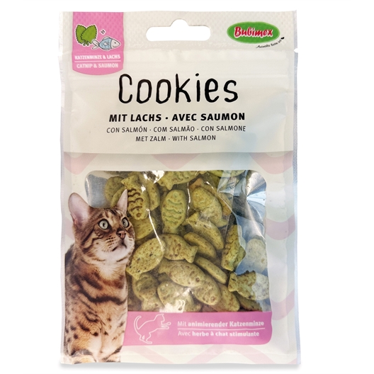 Friandises herbe à chat & saumon
