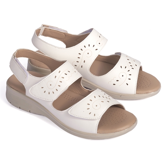 Sandales ouvertes Sansa Blanc - taille 41
