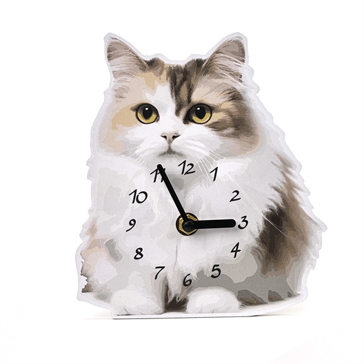 Horloge chat