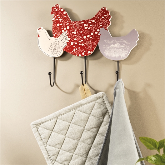 Patère poule