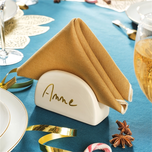 Lot de 4 porte-serviettes