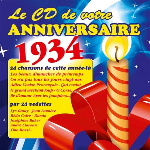 Annee 1936 cd Anniversaire