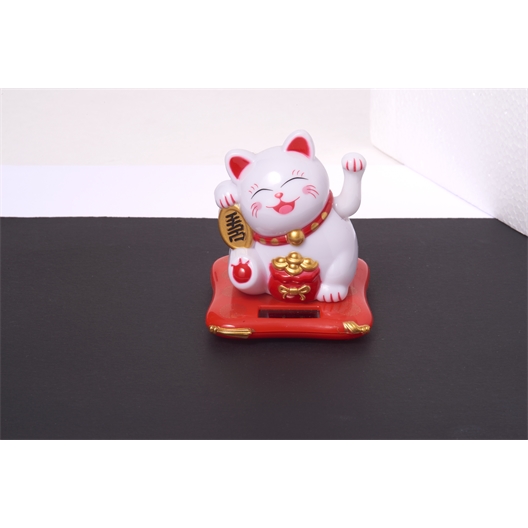Chat chanceux adhésif