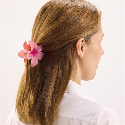 Lot de 2 pinces à cheveux fleur/papillon