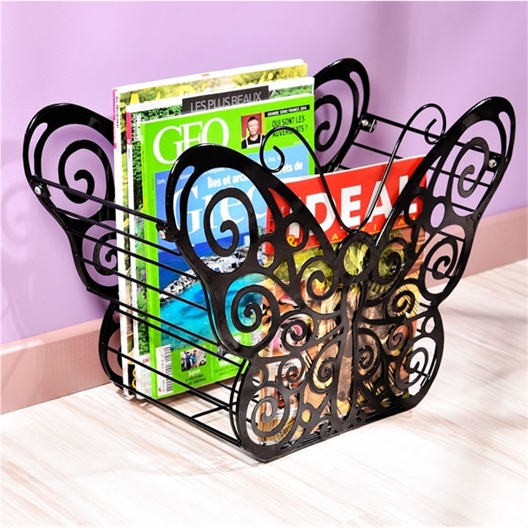 Butterfly magazine rack