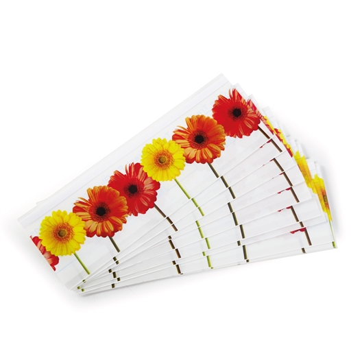 20 bandes adhésives anti-mouches gerbera
