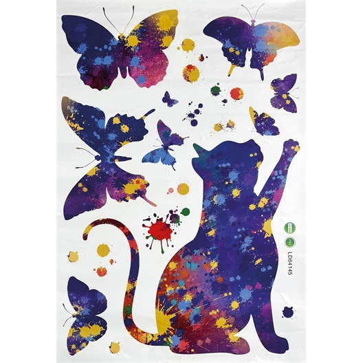 Décoration poubelles chat