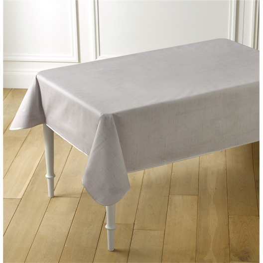 Nappe cirée effet lin : divers coloris