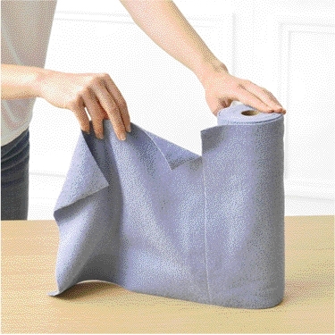 Rouleau 25 microfibres lavables