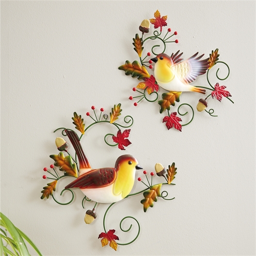 Lot de 2 décorations automnales