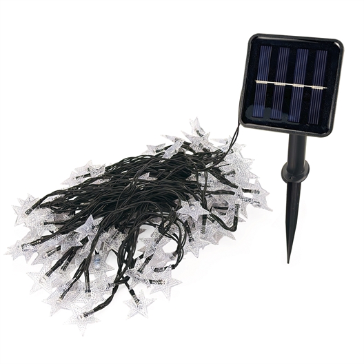 Guirlande étoiles solaire