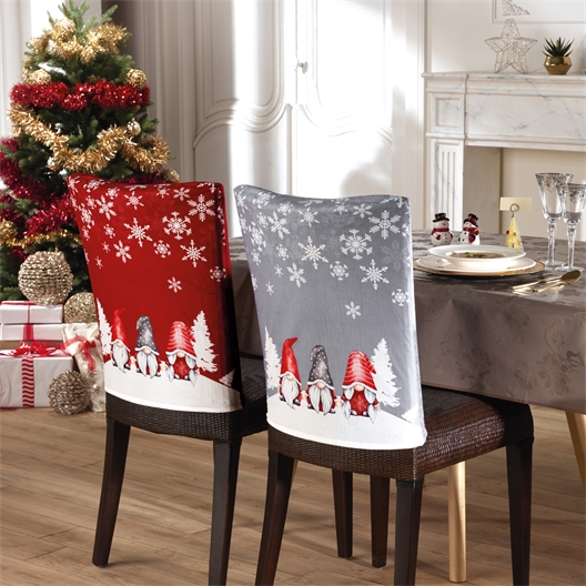 Lot de 2 couvre-chaises de Noël