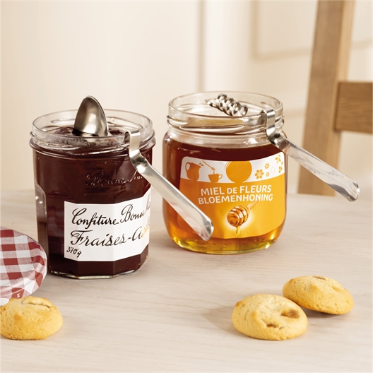 Lot de 2 cuillères miel et confiture