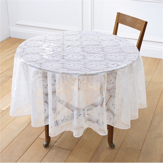 Nappe effet napperon Ronde (diam. 140 cm)