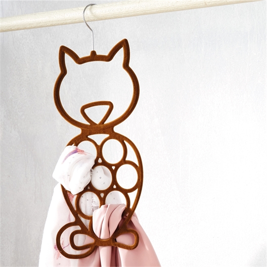 Cat scarf hanger