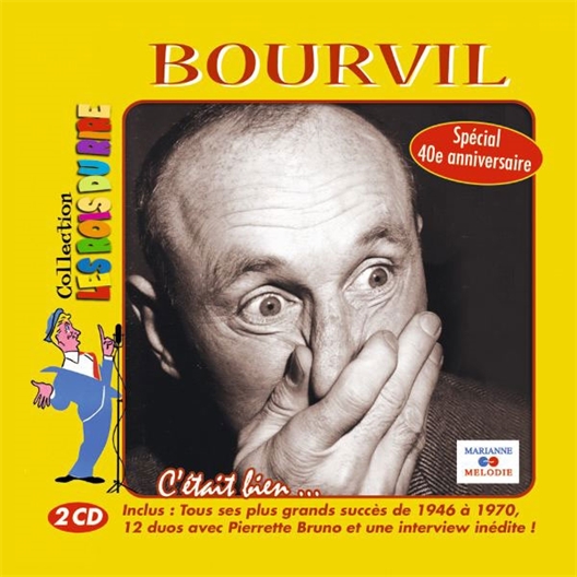 2 CD Bourvil Le roi du rire