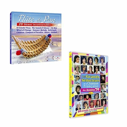 Lot Saint-Amour DVD Séducteurs + CD Flûte de Pan
