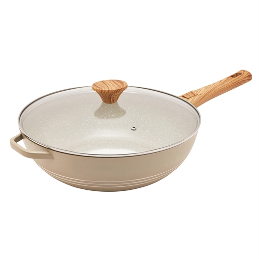 Wok céramique Sable