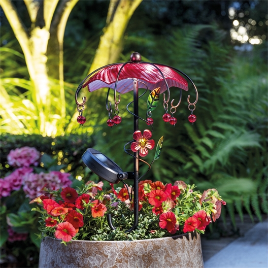 Parapluies rouge solaire