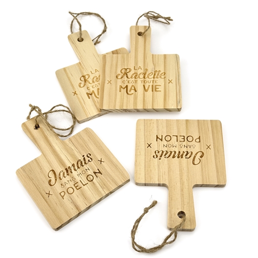 Lot de 4 repose poêlons