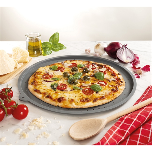 Plaque à pizza perforée