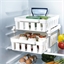 Etagère 2 tiroirs réfrigérateur Blanc