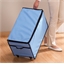 Sac de rangement bleu à roulettes