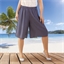 Jupe culotte bleu