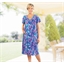 Robe poches coton imprimé