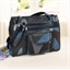 Sac patchwork tressé Marine
