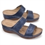 Mules ajourées Mahée Marine - taille 37