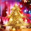 Gold schillernder Weihnachtsbaum