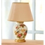 Bed-/tafellamp met rozenmotief of Set van 2