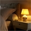 Bed-/tafellamp met rozenmotief of Set van 2