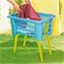 Laundry basket with foldaway legs