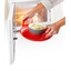 Red microwave bowl holder