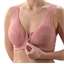 Lot de 3 soutiens-gorge zippés Gris + vieux rose + chair - taille XL