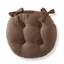 Lot de 2 galettes chaise rondes Marron